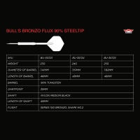 Bulls Steeldarts Bronzo Flux 90% 23g 4