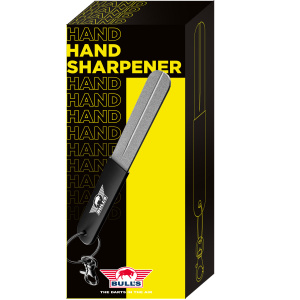 Bulls Grooved & Flat Hand Sharpener Stahlspitzenschleifer