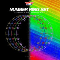 Bulls Colorfull Zahlenring Ring Set 5 Stück