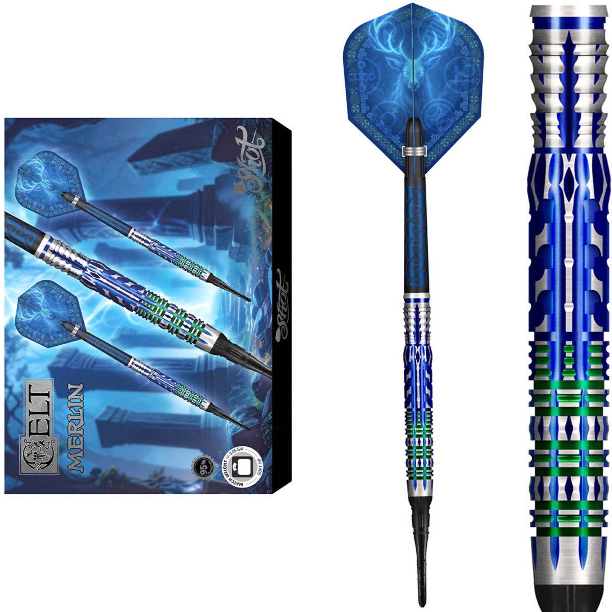 Shot Softdarts Celt Merlin 95% 20g - automatenwagner.de| Der Dartshop ...