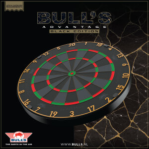 Bulls Dartboard Advantage Black Edition