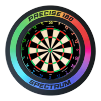 Precise 180 Set: Precise Dartboard, Spectrum Zahlenring, Spectrum Surround