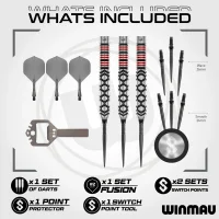 Winmau Steeldarts FORNAX Parallel Switch Point 22g