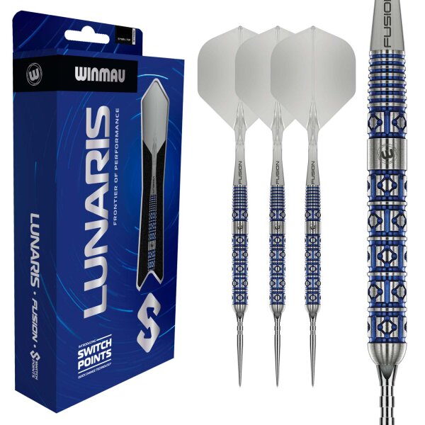 Winmau Steeldarts LUNARIS Parallel Switch Point 23g