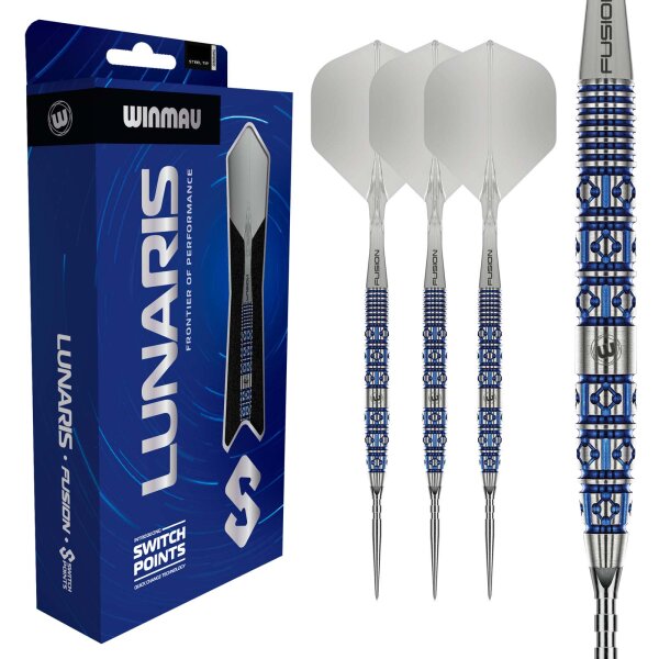 Winmau Steeldarts LUNARIS Switch Point Tapered 24g