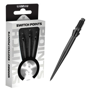 Winmau SWITCH POINT smooth black 30mm