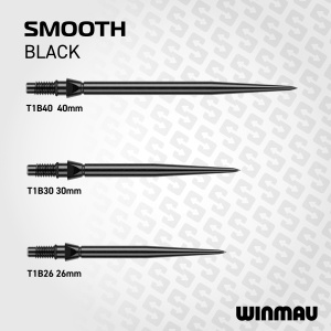 Winmau SWITCH POINT smooth black 30mm