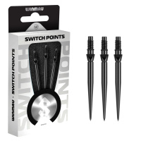 Winmau SWITCH POINT smooth black 30mm