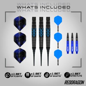 Red Dragon Softdarts Amp (Torpedo Barrel) 22g