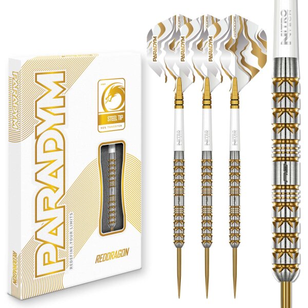 Red Dragon Steeldarts Paradym Gold (Parallel Barrel) 24g