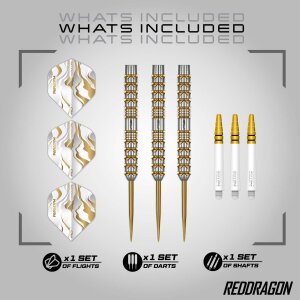 Red Dragon Steeldarts Paradym Gold (Parallel Barrel) 24g