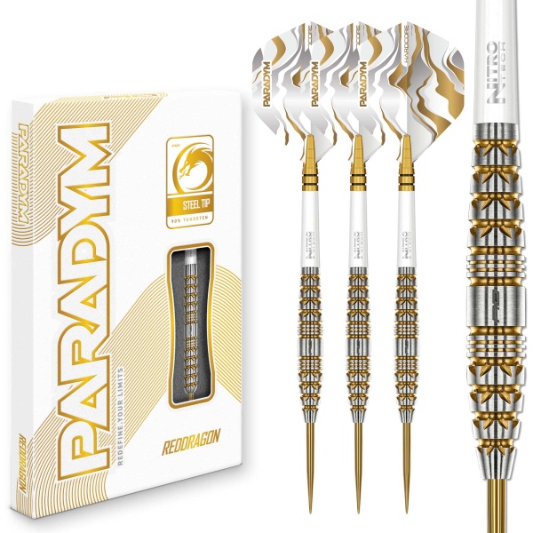 Red Dragon Steeldarts Paradym Gold (Torpedo Barrel) 25g
