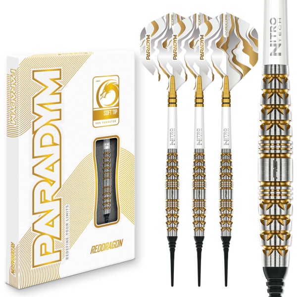 Red Dragon Softdarts Paradym Gold (Torpedo Barrel) 20g
