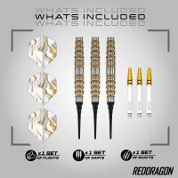 Red Dragon Softdarts Paradym Gold (Torpedo Barrel) 20g