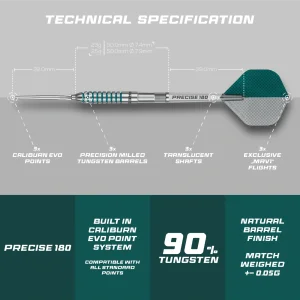 Precise180 Steeldarts MRV1 The Maximum Rizz 23g