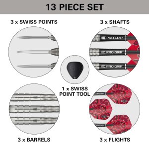 Target Steeldarts NATHAN ASPINALL G1 95% Tungsten SP 26g