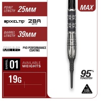 Target Japan Softdarts PYRO GEN 11 MAX 95% 19g 3