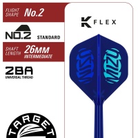 Target Japan Steeldarts MIZU SERIES 01 90% 23g SP 2