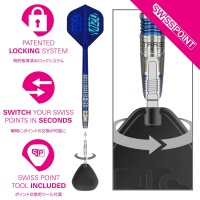 Target Japan Steeldarts MIZU SERIES 01 90% 23g SP 4