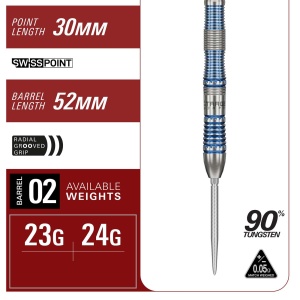 Target Japan Steeldarts MIZU SERIES 02 90% 23g SP