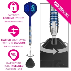 Target Japan Steeldarts MIZU SERIES 02 90% 23g SP