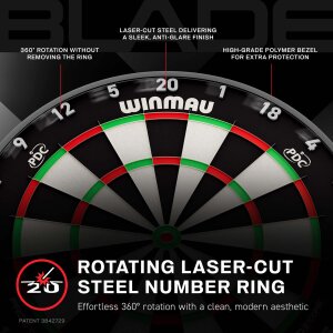 Winmau Dartboard Blade X - offizielles PDC Board