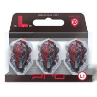 L-Style Flights Champagne L1PRO Standard Ryan Searle V4 Clear White 3