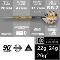 Target Steeldarts BOLIDE ENVY 03 90% SP 2