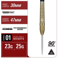 Target Japan Steeldarts HOTSHOT GEN 3 90% 23g SP 3
