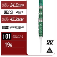 Target Japan Softdarts XENO GEN 1 90% 19g 2BA 2