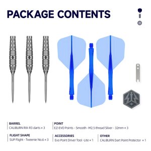 Caliburn Steeldarts RIX R3  90% 25g EZ-EVO