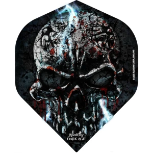 Alchemy Dart Flights Std Nr. 2 Schwarz Lightning Skull