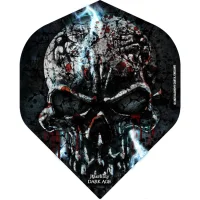 Alchemy Dart Flights Std Nr. 2 Schwarz Lightning Skull