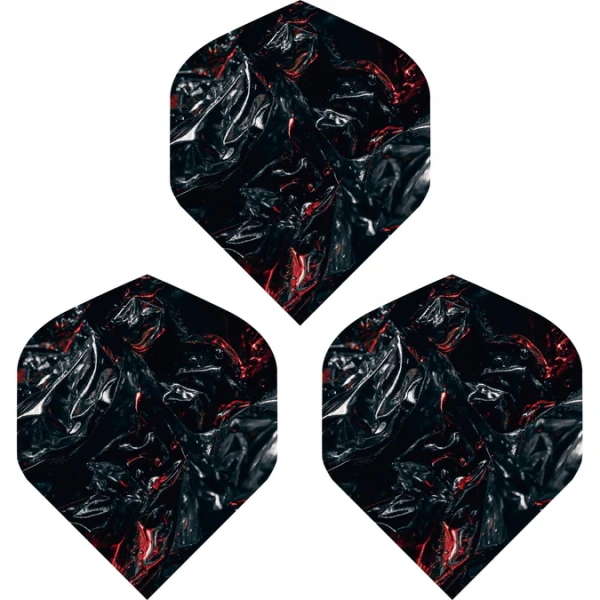 Caliburn Dart Flights 100 Mikron Standard Nr.2  Abyss