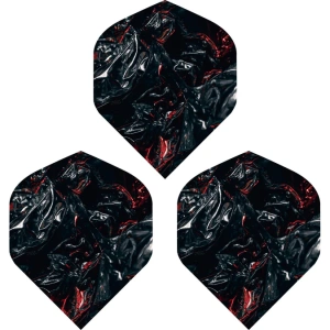 Caliburn Dart Flights 100 Mikron Standard Nr.2  Abyss