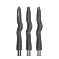 Caliburn Schaft Curly black short 36mm