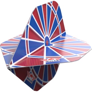 Bulls Flights Design 100 Board Blue and Red No.2