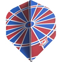 Bulls Flights Design 100 Board Blue and Red No.2