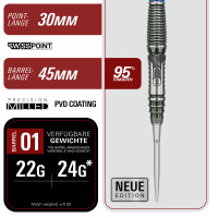 Target Japan Steeldarts THE RISING SUN HARUKI MURAMATSU GEN10.5 95% 22g SP