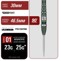 Target Japan Steeldarts TAN PHUAY WEI PW G3 90% 23g SP