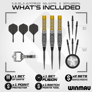 Winmau Steeldarts EXION Torpedo Switch Point 22g