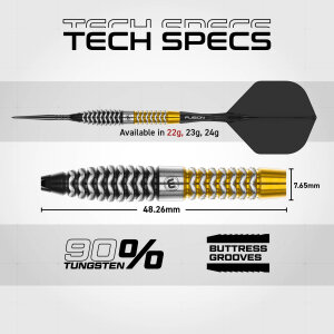 Winmau Steeldarts EXION Torpedo Switch Point 22g