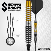 Winmau Steeldarts EXION Torpedo Switch Point 22g
