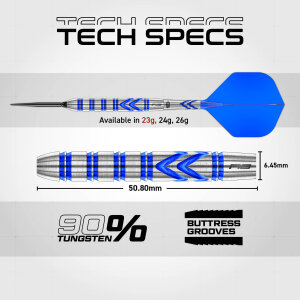 Red Dragon Steeldarts Gerwyn Price Blue Original Switch Point 24g