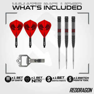 Red Dragon Steeldarts Jonny Clayton Hiraeth Switch Point 23g
