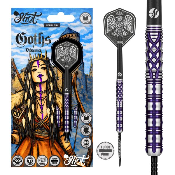 Shot Steeldarts Goths Visara 90% TP 22g
