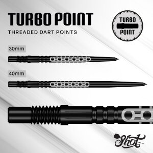 Shot Steeltips Goths Black Turbo 30mm
