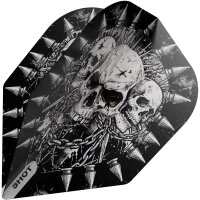 Shot Dart Flights Gnarly Skulls No.6 Shape