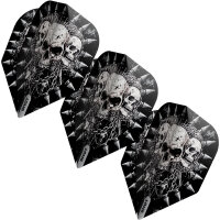 Shot Dart Flights Gnarly Skulls No.6 Shape