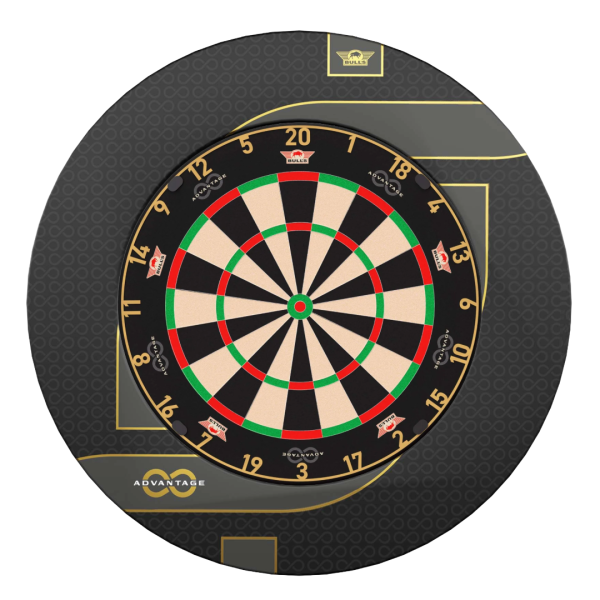 Bulls Advantage 8 Professional Dartboard + Bull`s Advantage 8 Surround